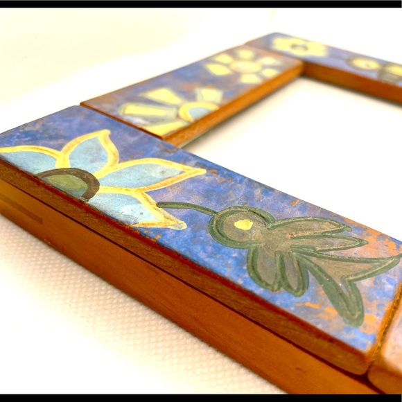 Peruvian Pottery Photo Picture Frame 8”x6” - Picture 2 of 7
